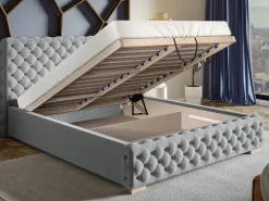 Meble Dla Dzieci|Łóżka Młodzieżowe>Riban Łóżko do sypialni 120x200 cm QUINTE pojemnik na pościel