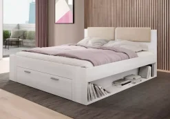 Łóżka Młodzieżowe|Łóżka Z Zagłówkiem></noscript>Helvetia Łóżko do sypialni 140x200 cm w kolorze Abisko GALACTIC