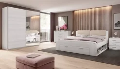 Łóżka Młodzieżowe|Łóżka Z Zagłówkiem></noscript>Helvetia Łóżko do sypialni 140x200 cm w kolorze Abisko GALACTIC