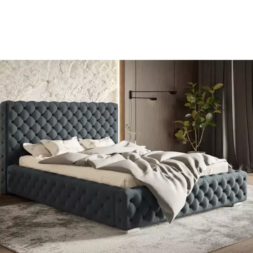 Łóżka Młodzieżowe|Łóżka Dziecięce>Riban Łóżko do sypialni 120x200 cm z pojemnikiem AMRON