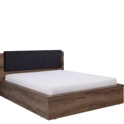 Łóżka Z Zagłówkiem|Łóżka Z Pojemnikiem>GiB Meble Łóżko do sypialni 160x200 dąb monastery DENIS