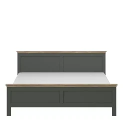 Łóżka Na Nóżkach|Łóżka Z Zagłówkiem>Helvetia Łóżko do sypialni 180x200 IVORIA butelkowa zieleń