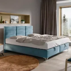 Łóżka Młodzieżowe|Łóżka Na Nóżkach></noscript>COMFORTEO Łóżko dwuosobowe do sypialni 140x200 LOGAN