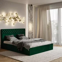 Łóżka Młodzieżowe|Łóżka Z Zagłówkiem></noscript>Riban Łóżko dwuosobowe 140x200 cm STOIC