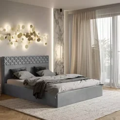 Łóżka Młodzieżowe|Łóżka Z Zagłówkiem></noscript>Riban Łóżko dwuosobowe 140x200 cm STOIC