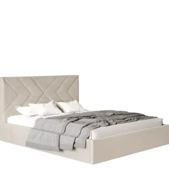 Łóżka Młodzieżowe|Łóżka Z Zagłówkiem></noscript>Riban Łóżko dwuosobowe 160x200 cm szare BATOR