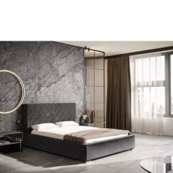 Łóżka Z Zagłówkiem|Łóżka Z Pojemnikiem></noscript>Riban Łóżko dwuosobowe 180x200 cm TRENS