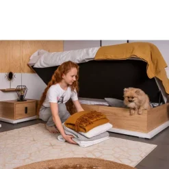 Meble Dla Dzieci|Meble Młodzieżowe></noscript>lenart. Łóżko dziecięce z materacem i pojemnikiem 90x200 cm SIMI