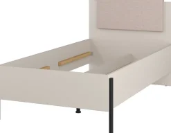 Łóżka Dziecięce|Łóżka Na Nóżkach>Helvetia Łóżko jednoosobowe skrzyniowe 100x200 cm do sypialni kaszmir JUKON