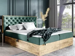 Łóżka Małżeńskie|Łóżka Z Zagłówkiem></noscript>Gruszka Łóżko kontynentalne małżeńskie 160x200 VALKY