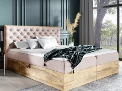 Łóżka Małżeńskie|Łóżka Z Zagłówkiem></noscript>Gruszka Łóżko kontynentalne małżeńskie 160x200 VALKY