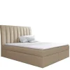 Łóżka Beżowe|Łóżka Z Pojemnikiem>Gruszka Łóżko Kontynentalne 200x200 Beżowe NIKOLA