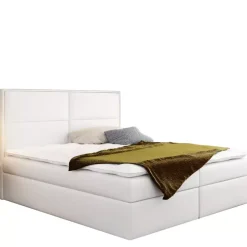 Łóżka Młodzieżowe|Łóżka Z Pojemnikiem>Gruszka Łóżko Kontynentalne 120x200 białe GABRIEL