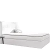 Łóżka Z Zagłówkiem|Łóżka Z Pojemnikiem>Gruszka Łóżko Kontynentalne 160x200 białe LUDWIK