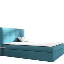 Łóżka Z Zagłówkiem|Łóżka Z Pojemnikiem></noscript>Gruszka Łóżko Kontynentalne 160x200 białe LUDWIK