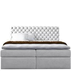 Łóżka Młodzieżowe|Łóżka Z Pojemnikiem>Gruszka Łóżko Kontynentalne 120x200 białe PAWEŁ