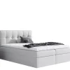 Łóżka Z Zagłówkiem|Łóżka Z Pojemnikiem>Gruszka Łóżko Kontynentalne 200x200 białe RYAN