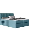 Łóżka Młodzieżowe|Łóżka Z Pojemnikiem>Gruszka Łóżko Kontynentalne 140x200 błękitne KEVIN