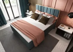 Łóżka Młodzieżowe|Łóżka Na Nóżkach></noscript>Laaph Studio Łóżko kontynentalne 140x200 CEBU