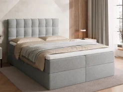 Meble Młodzieżowe|Łóżka Młodzieżowe></noscript>BROMARKT Łóżko kontynentalne 140x200 cm DETROIT pojemnik na pościel