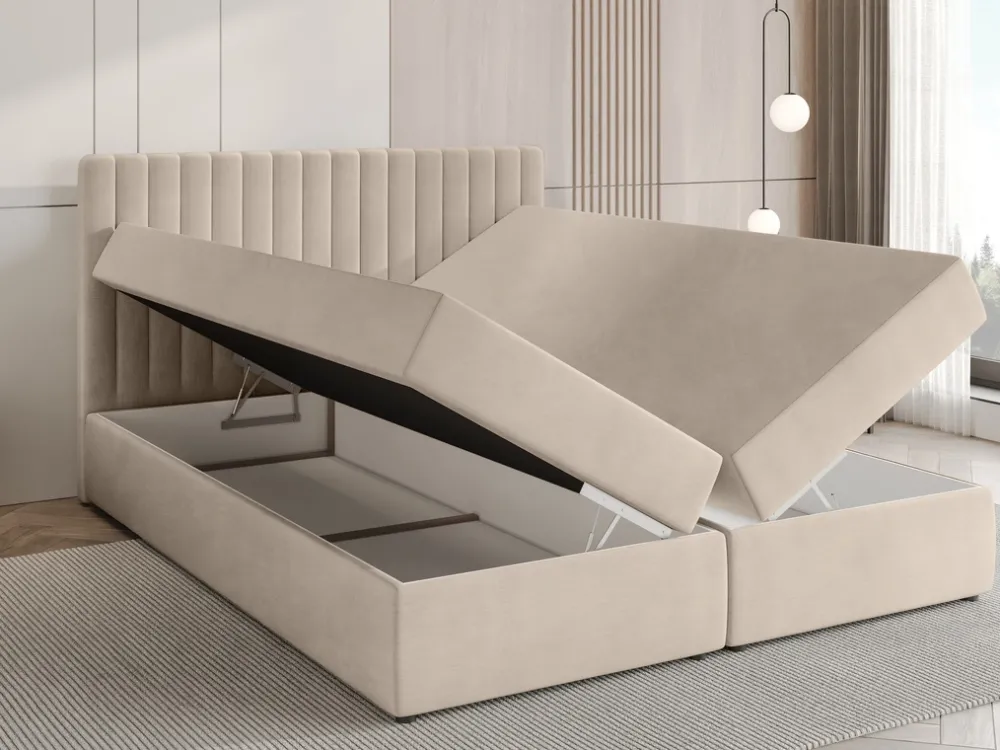 Łóżka Kontynentalne|Łóżka Ze Stelażem>BROMARKT Łóżko kontynentalne 160x200 cm z pojemnikiem DREAM