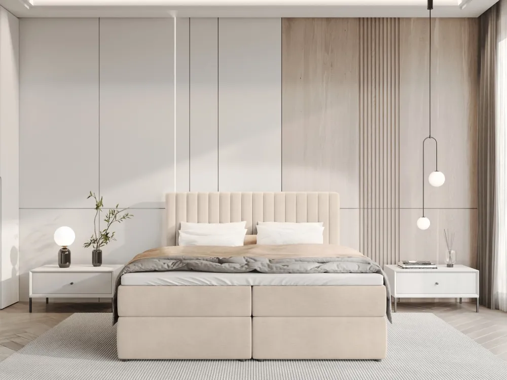 Łóżka Kontynentalne|Łóżka Ze Stelażem>BROMARKT Łóżko kontynentalne 160x200 cm z pojemnikiem DREAM