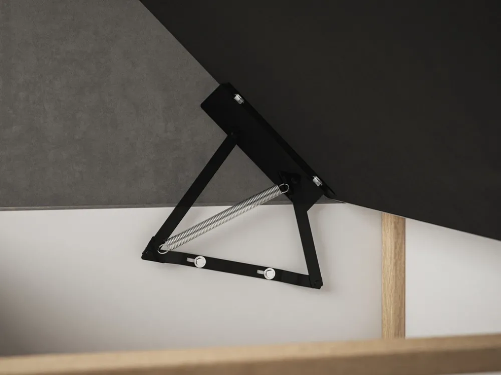 Łóżka Małżeńskie|Łóżka Ze Stelażem>Riban Łóżko kontynentalne 160x200 cm z pojemnikiem GEND nowoczesne