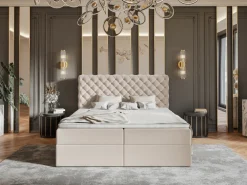 Łóżka Młodzieżowe|Łóżka Ze Stelażem></noscript>Riban Łóżko kontynentalne 120x200 cm z pojemnikiem na pościel BROLY