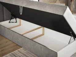 Łóżka Młodzieżowe|Łóżka Ze Stelażem></noscript>Riban Łóżko kontynentalne 120x200 cm z pojemnikiem na pościel OWEL