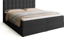 Łóżka Małżeńskie|Łóżka Ze Stelażem>BROMARKT Łóżko kontynentalne 180x200 cm z pojemnikiem na pościel DETROIT pikowane