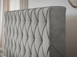 Łóżka Małżeńskie|Łóżka Ze Stelażem></noscript>Riban Łóżko kontynentalne 180x200 cm z pojemnikiem BILD pikowany zagłówek