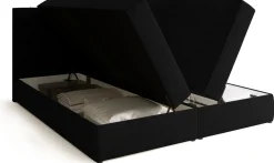 Łóżka Małżeńskie|Łóżka Ze Stelażem>BROMARKT Łóżko kontynentalne 180x200 cm z pojemnikiem na pościel DETROIT welur