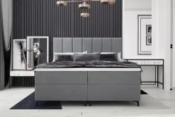 Łóżka Na Nóżkach|Łóżka Z Zagłówkiem>Laaph Studio Łóżko kontynentalne 160x200 CRES