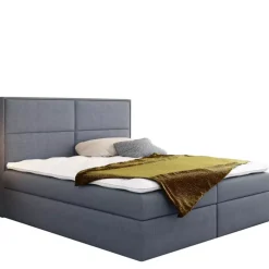 Łóżka Z Pojemnikiem|Łóżka Czarne></noscript>Gruszka Łóżko Kontynentalne 200x200 czarne GABRIEL