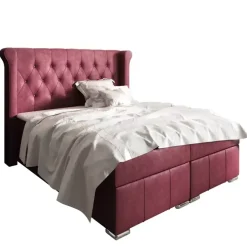 Łóżka Na Nóżkach|Łóżka Z Zagłówkiem></noscript>Gruszka Łóżko Kontynentalne 200x200 czarne MARCEL