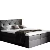 Łóżka Z Pojemnikiem|Łóżka Czarne>Gruszka Łóżko Kontynentalne 160x200 czarne COLIN