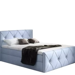 Łóżka Z Zagłówkiem|Łóżka Z Pojemnikiem></noscript>Gruszka Łóżko Kontynentalne 160x200 czarne COLIN LUX