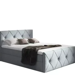 Łóżka Z Zagłówkiem|Łóżka Z Pojemnikiem></noscript>Gruszka Łóżko Kontynentalne 160x200 czarne COLIN LUX