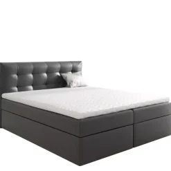 Łóżka Z Pojemnikiem|Łóżka Czarne>Gruszka Łóżko Kontynentalne 200x200 czarne TOM 1