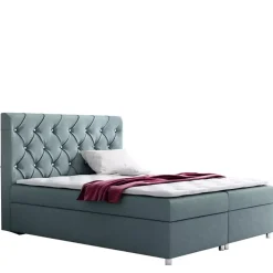 Łóżka Na Nóżkach|Łóżka Z Zagłówkiem></noscript>Gruszka Łóżko Kontynentalne 200x200 czarne ROBERT