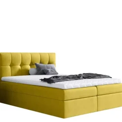 Łóżka Z Zagłówkiem|Łóżka Z Pojemnikiem></noscript>Gruszka Łóżko Kontynentalne 160x200 czarne RYAN