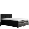 Łóżka Na Nóżkach|Łóżka Z Pojemnikiem>Gruszka Łóżko Kontynentalne 180x200 czarne BORYS