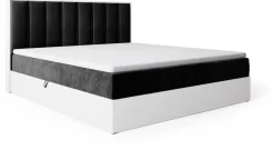 Meble Młodzieżowe|Łóżka Młodzieżowe></noscript>BROMARKT Łóżko kontynentalne 140x200 do sypialni LOFT II z pojemnikiem biały