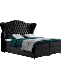 Łóżka Na Nóżkach|Łóżka Z Zagłówkiem></noscript>Gruszka Łóżko Kontynentalne 160x200 granatowe LEON