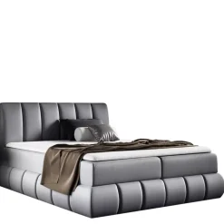 Łóżka Młodzieżowe|Łóżka Z Zagłówkiem></noscript>Gruszka Łóżko Kontynentalne 140x200 granatowe WINCENT