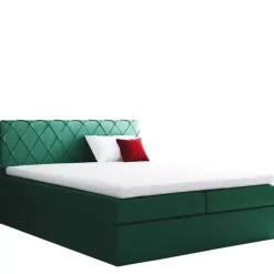 Łóżka Z Zagłówkiem|Łóżka Z Pojemnikiem></noscript>Gruszka Łóżko Kontynentalne 180x200 granatowe PHILIP