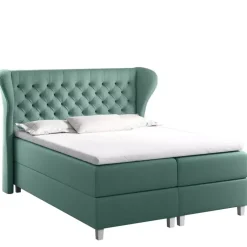 Łóżka Na Nóżkach|Łóżka Z Pojemnikiem></noscript>Gruszka Łóżko Kontynentalne 200x200 granatowe JEREMI