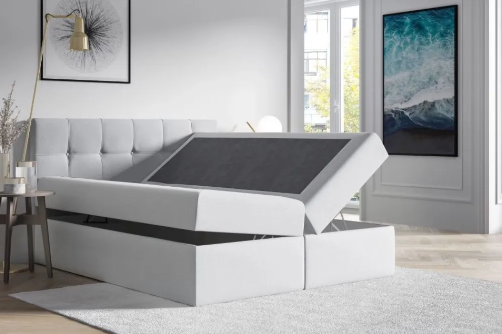 Łóżka Młodzieżowe|Łóżka Z Zagłówkiem>Gruszka Łóżko Kontynentalne 140x200 limonka EMIL