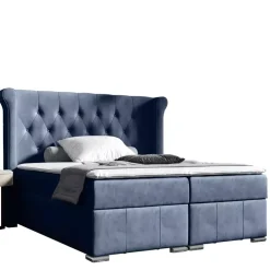 Łóżka Młodzieżowe|Łóżka Z Pojemnikiem></noscript>Gruszka Łóżko Kontynentalne 120x200 niebieskie MARCEL