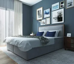 Łóżka Z Zagłówkiem|Łóżka Z Materacem></noscript>Laaph Studio Łóżko kontynentalne 160x200 SUMBA